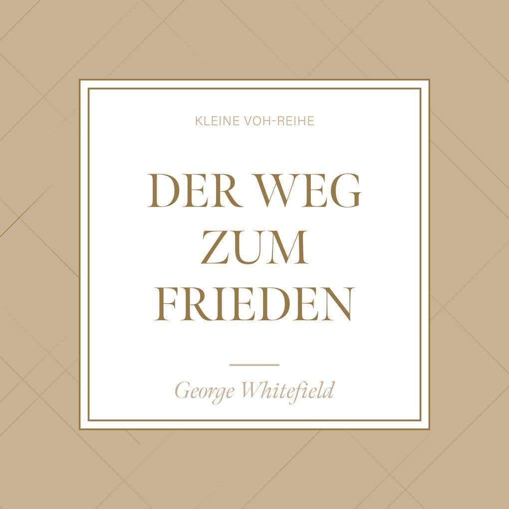 Der Weg zum Frieden