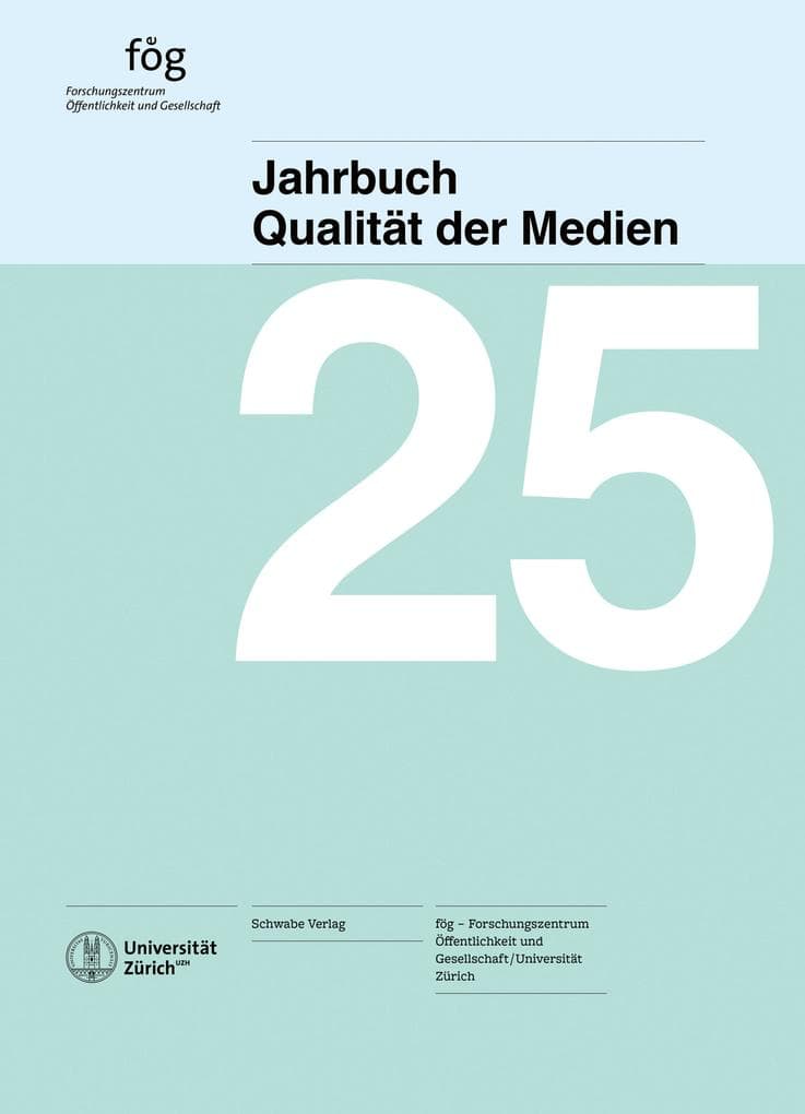 Jahrbuch Qualität der Medien 2025
