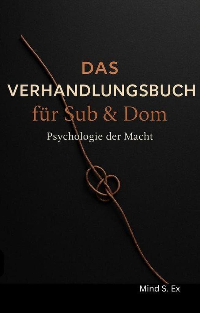 Das Verhandlungsbuch für Sub & Dom
