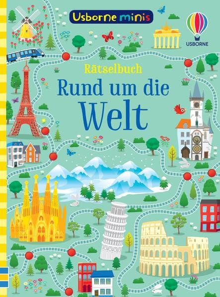 Usborne Minis: Rätselbuch - Rund um die Welt