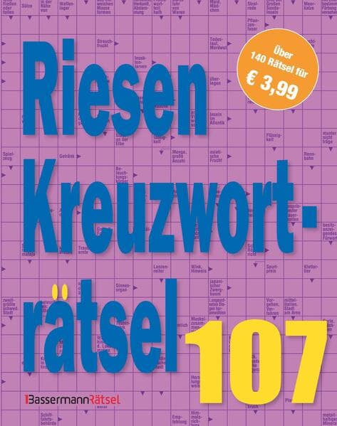 Riesen-Kreuzworträtsel 107 (5 Exemplare à 3,99 EUR)