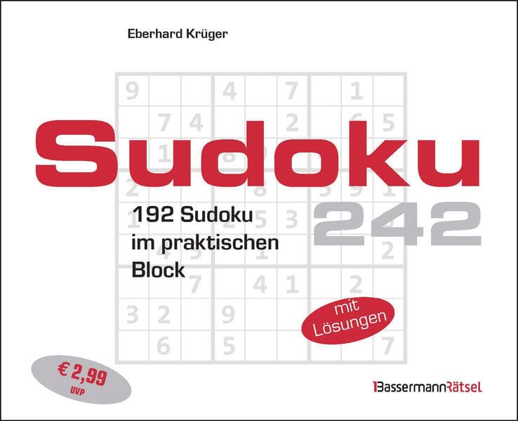 Sudokublock 242 (5 Exemplare à 2,99 EUR)