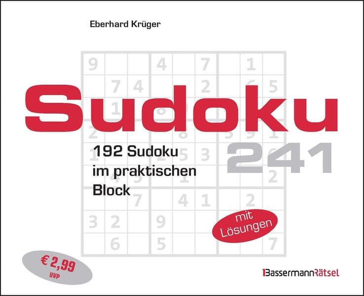 Sudokublock 241 (5 Exemplare à 2,99 EUR)