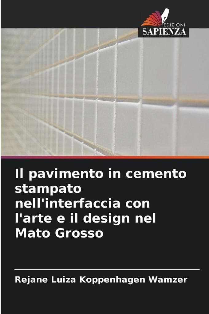 Il pavimento in cemento stampato nell'interfaccia con l'arte e il design nel Mato Grosso