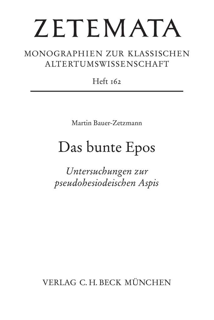 Das bunte Epos