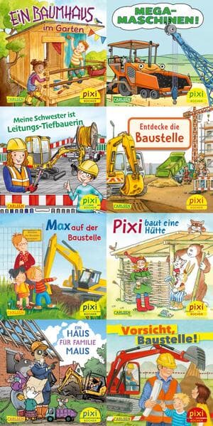 Pixi-Box 311: Pixi auf der Baustelle (8x8 Exemplare)