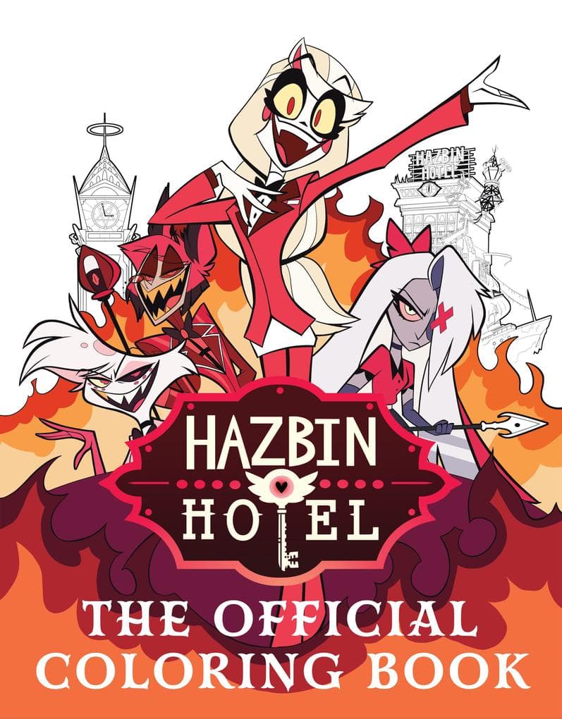 Hazbin Hotel: The Official Coloring Book