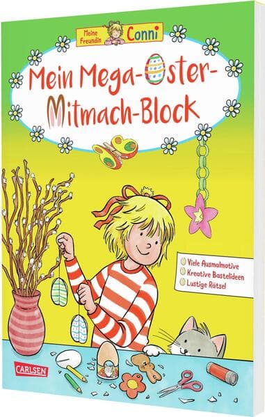 Conni Gelbe Reihe (Beschäftigungsbuch): Mein Mega-Oster-Mitmach-Block