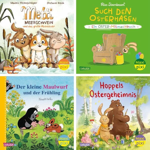 Maxi-Pixi-4er-Set 124: Der Frühling ist da! (4x1 Exemplar)
