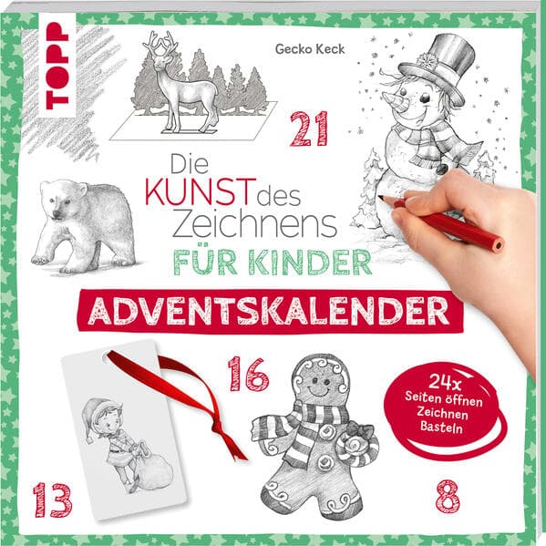 Die Kunst des Zeichnens für Kinder Adventskalender