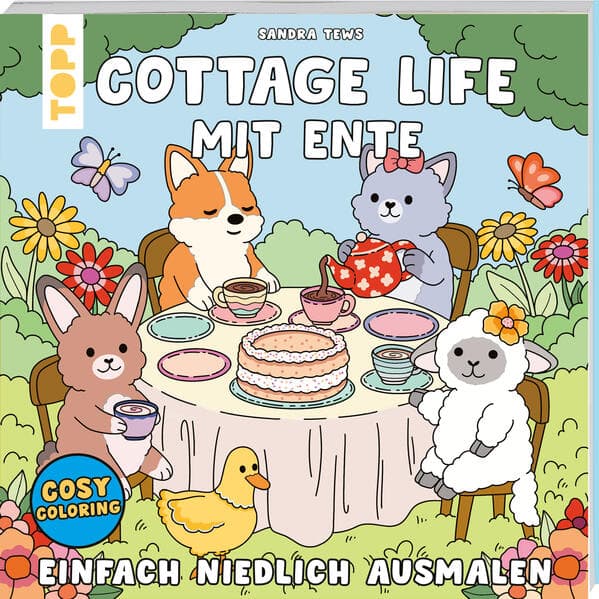 Cosy Coloring - Cottage Life mit Ente