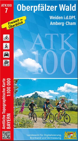 ATK100-7 Oberpfälzer Wald (Amtliche Topographische Karte 1:100000)