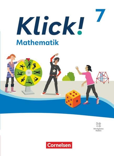 Klick! Mathematik 7. Schuljahr - Ausgabe ab 2024 - Schulbuch mit digitalen Hilfen, Erklärfilmen und interaktiven Übungen