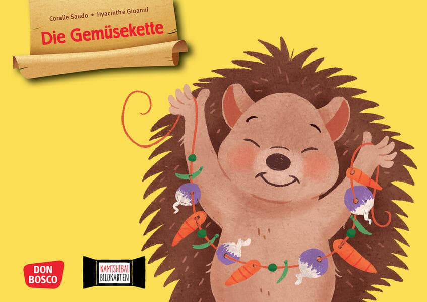 Die Gemüsekette. Kamishibai Bildkartenset