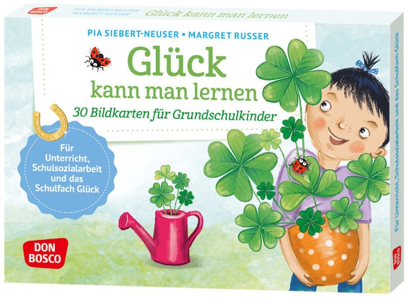 Glück kann man lernen. 30 Bildkarten für Grundschulkinder
