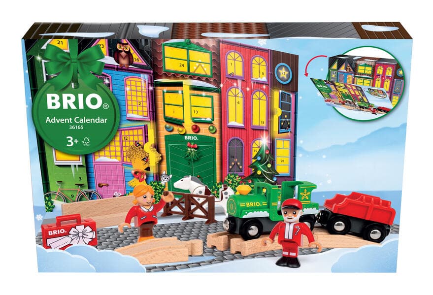 BRIO World - 36165 Adventskalender "Weihnachtshaus"| Kalender für Mädchen und Jungen ab 3 Jahren - zauberhaftes Geschenk