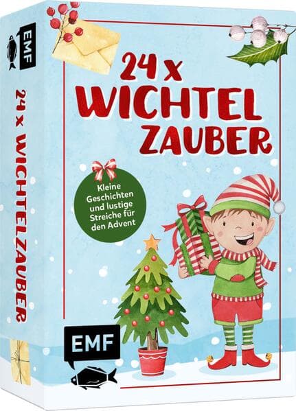 Adventskalender-Kartenset: 24 x Wichtelzauber