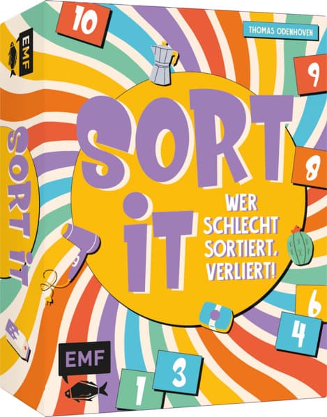 Kartenspiel: Sort it - Wer schlecht sortiert, verliert!