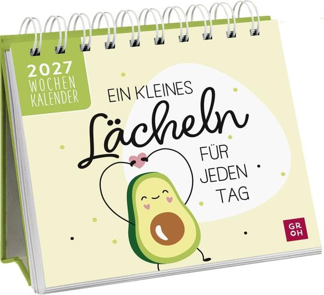 Mini-Wochenkalender 2027: Ein kleines Lächeln für jeden Tag