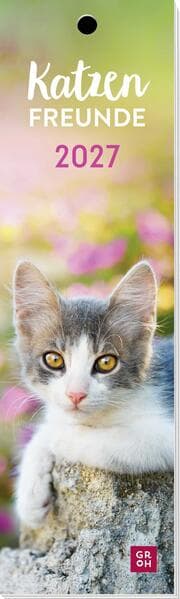 Lesezeichenkalender 2027: Katzenfreunde