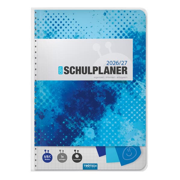 TRÖTSCH - Schulplaner Blau 26/27