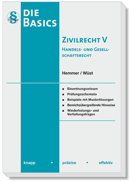 Die Basics Zivilrecht V Handels- und Gesellschaftsrecht