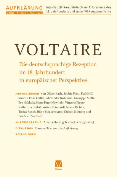Aufklärung 37: Voltaire