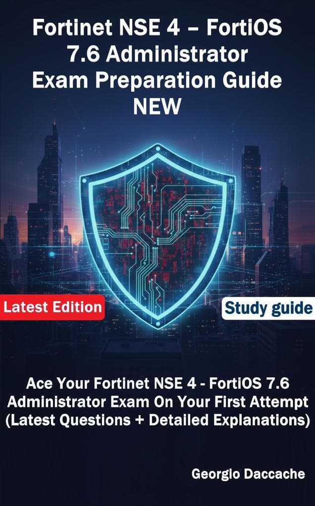 Fortinet NSE 4 - FortiOS 7.6 Administrator Exam Preparation Guide