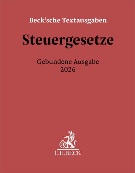 Steuergesetze Gebundene Ausgabe 2026