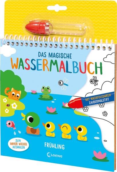 Das magische Wassermalbuch - Frühling