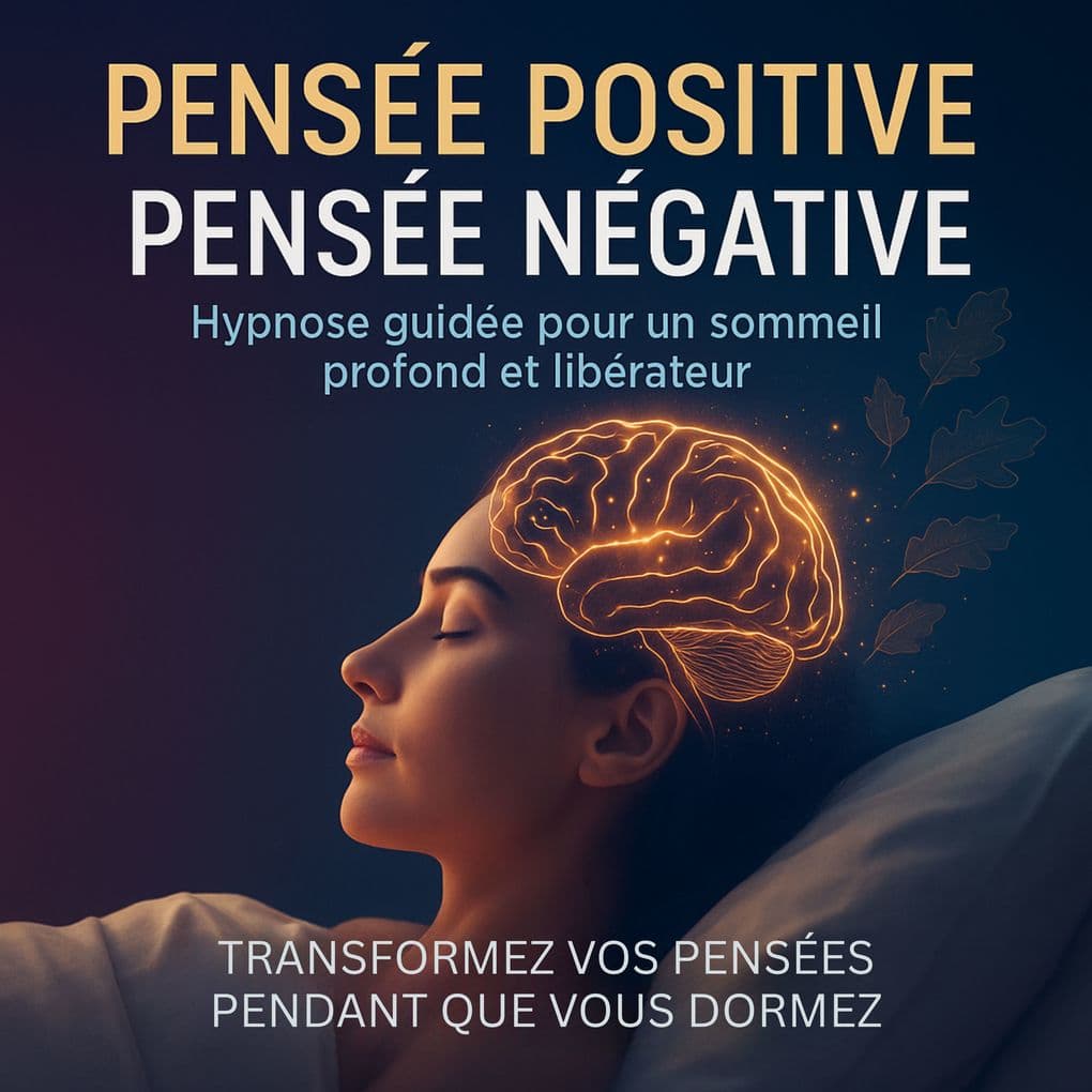 Pensée positive Pensée négative: Hypnose guidée pour un sommeil profond et libérateur