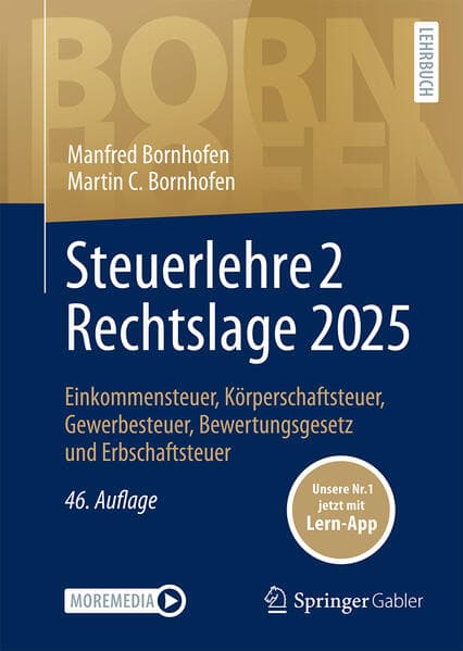 Steuerlehre 2 Rechtslage 2025