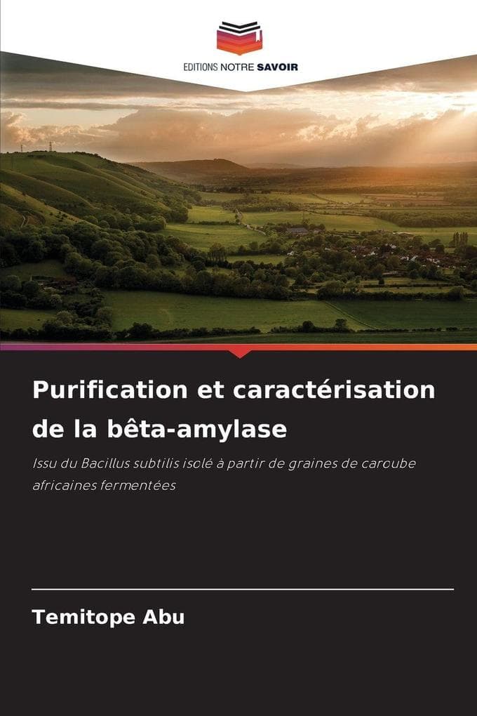 Purification et caractérisation de la bêta-amylase