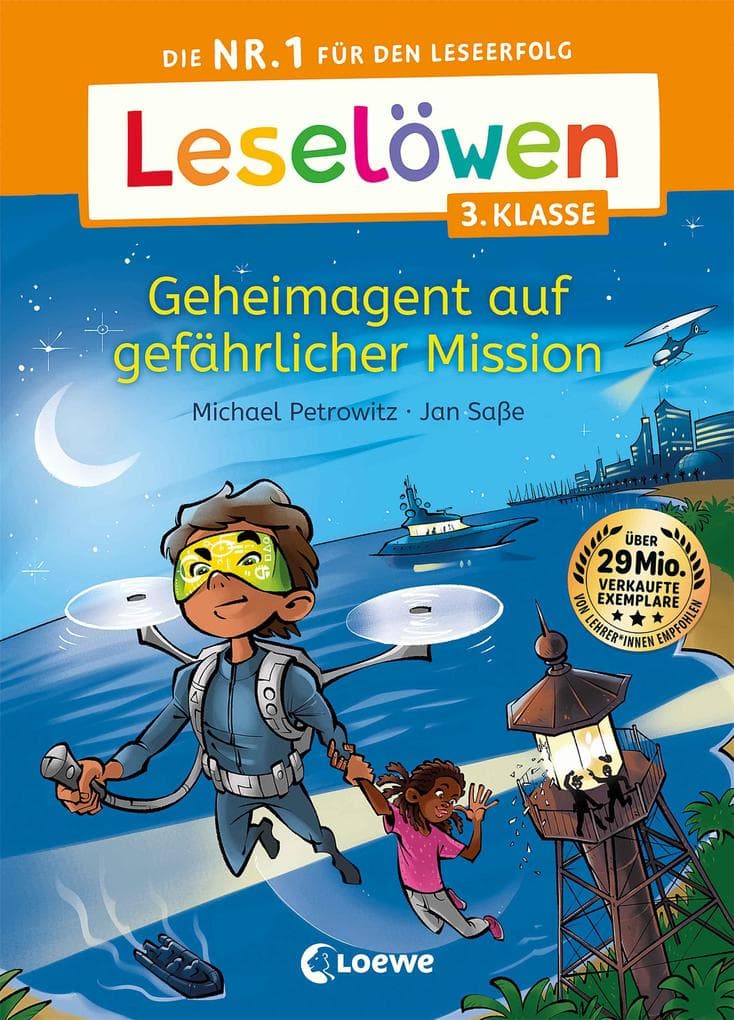 Leselöwen 3. Klasse - Geheimagent auf gefährlicher Mission