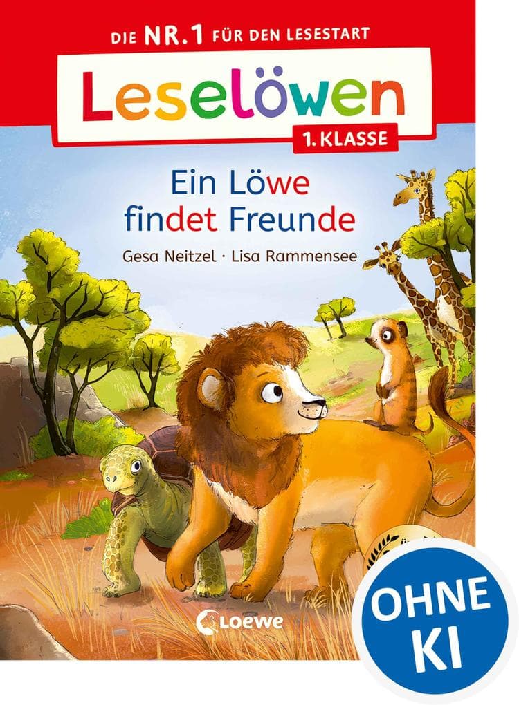 Leselöwen 1. Klasse - Ein Löwe findet Freunde