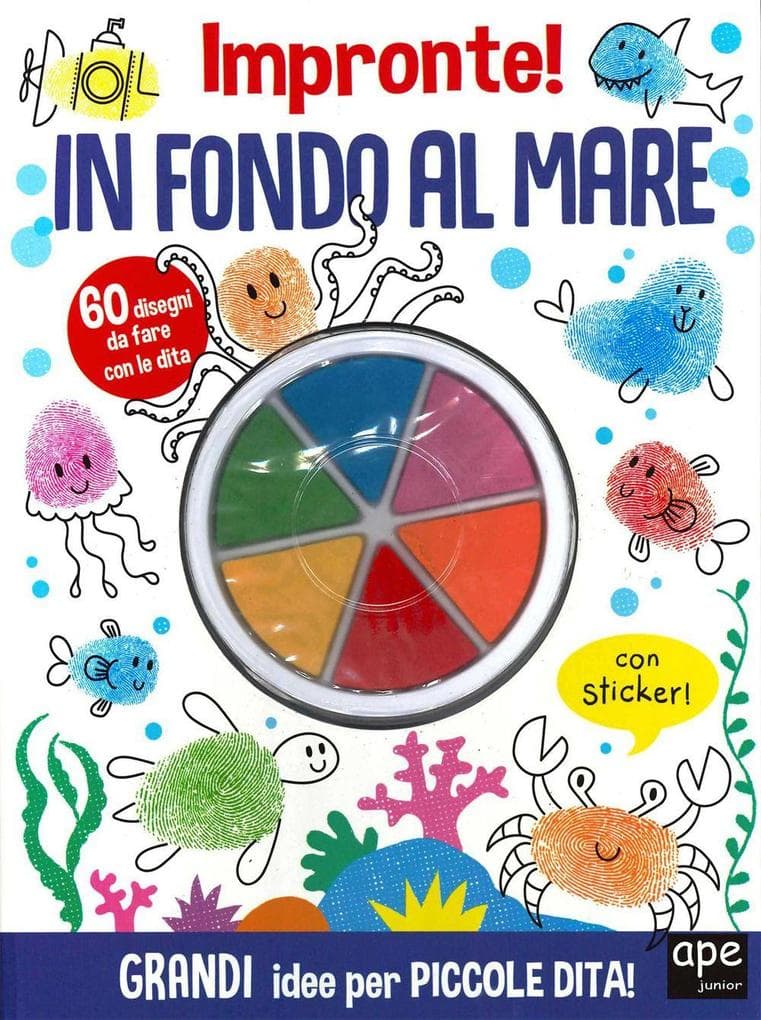 In fondo al mare. Impronte!