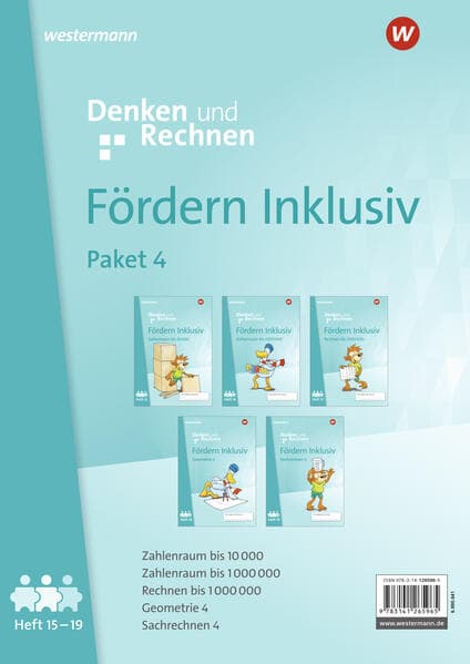 Fördern Inklusiv. Hefte 15-19 im Paket Denken und Rechnen