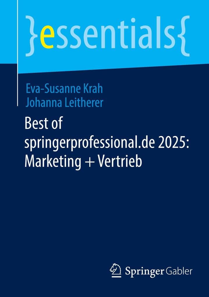 Best of springerprofessional.de 2025: Marketing + Vertrieb