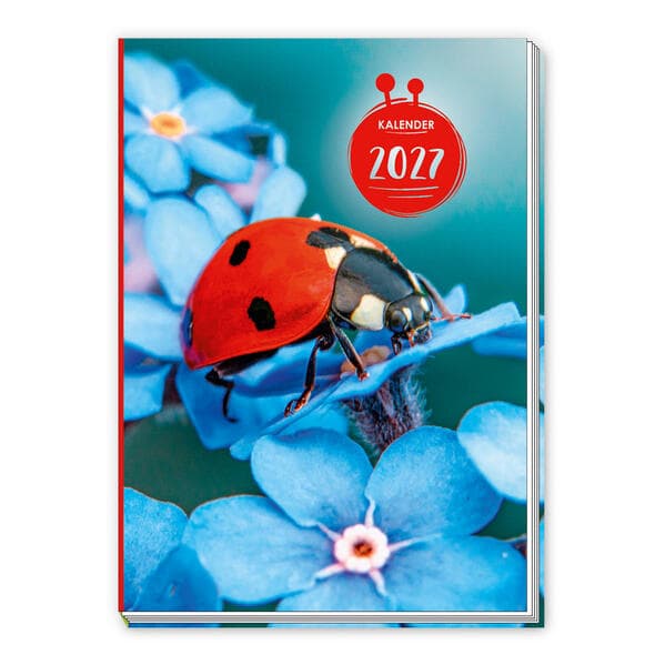 TRÖTSCH - Taschenkalender A7 Marienkäfer 2027