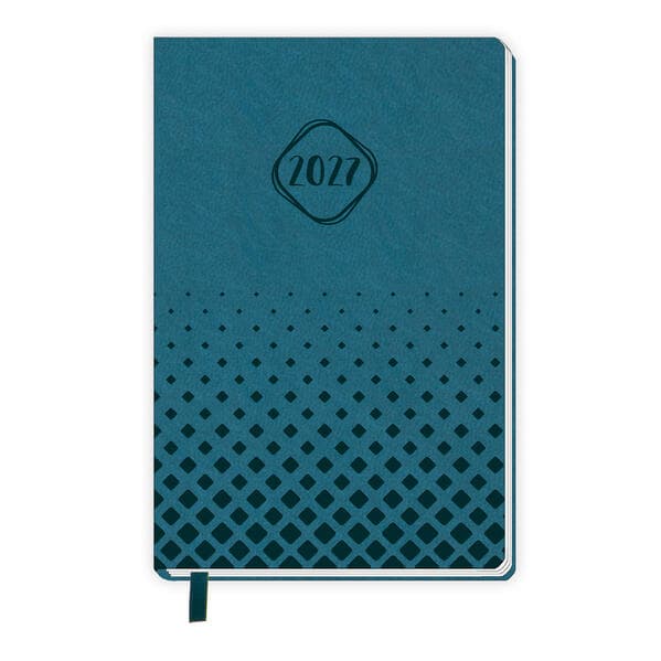 TRÖTSCH - Taschenkalender A7 Soft Touch Petrol 2027