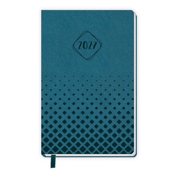 TRÖTSCH - Taschenkalender A6 Soft Touch Petrol 2027