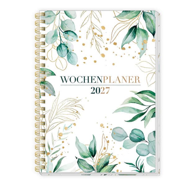 TRÖTSCH - Wochenplaner A5 mit Wire-O Modern 2027