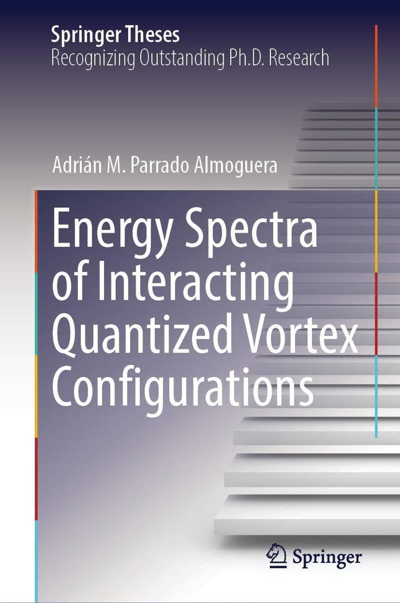 Energy Spectra of Interacting Quantized Vortex Configurations