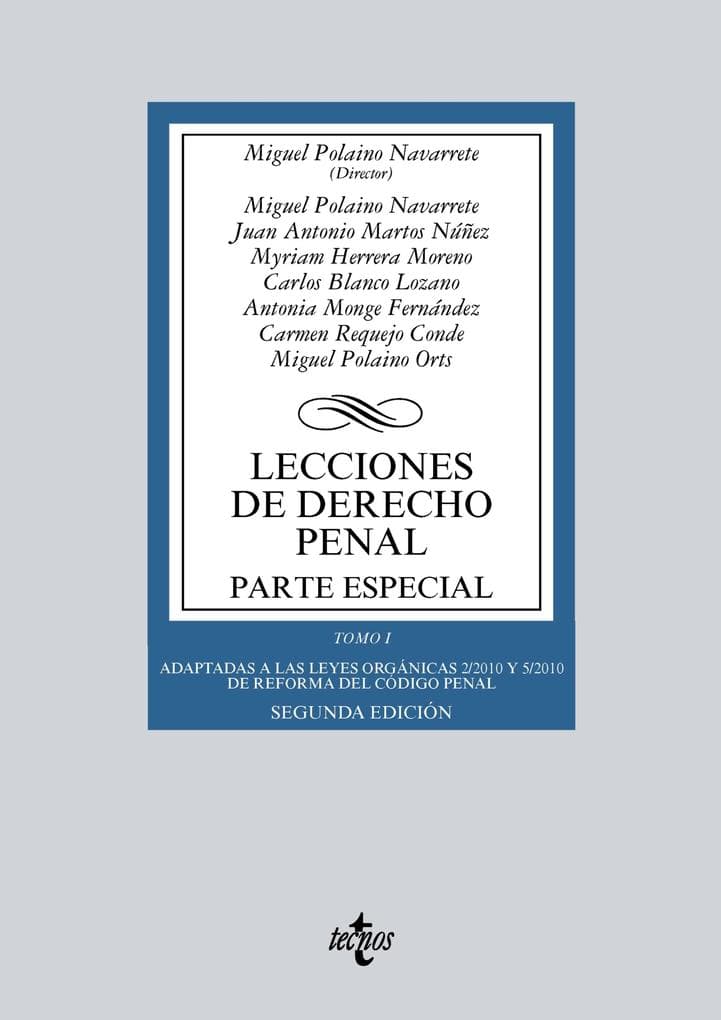 Lecciones de Derecho penal. Parte especial