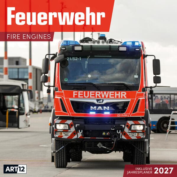 Feuerwehr Kalender 2027 - 30x30 - Art12