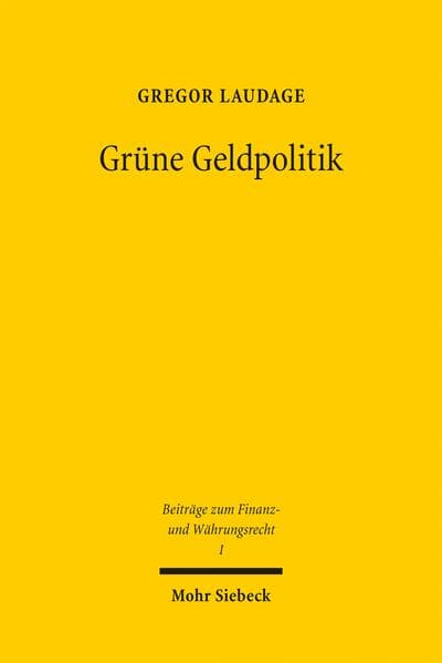 Grüne Geldpolitik