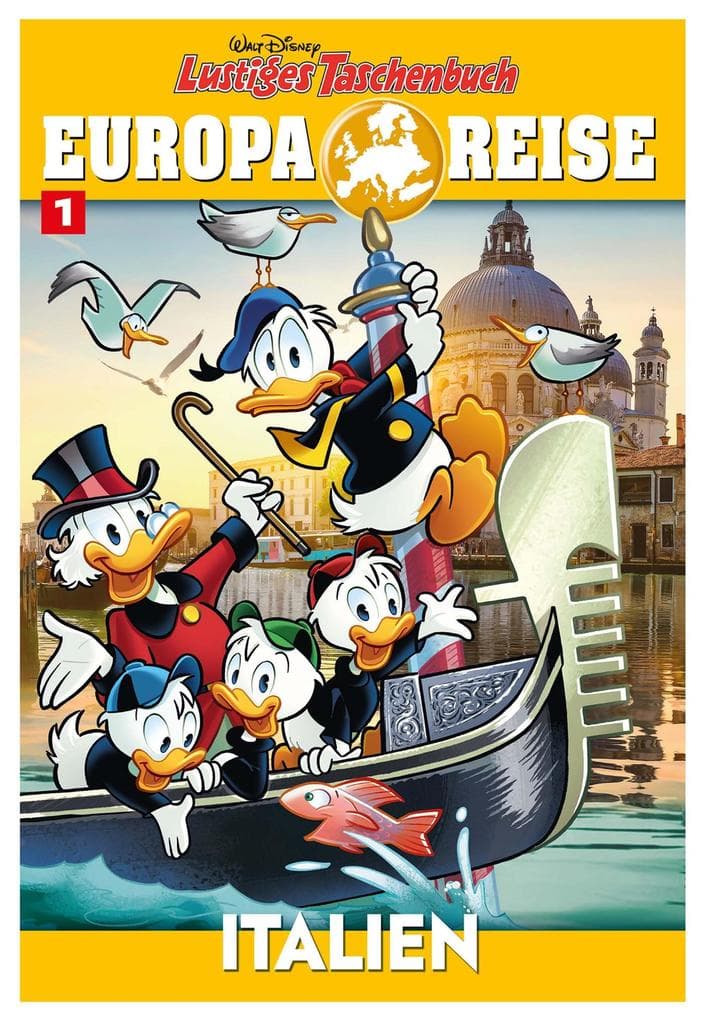 Lustiges Taschenbuch Europareise 01
