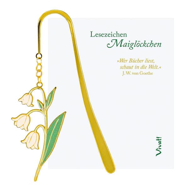 Lesezeichen 'Maiglöckchen'