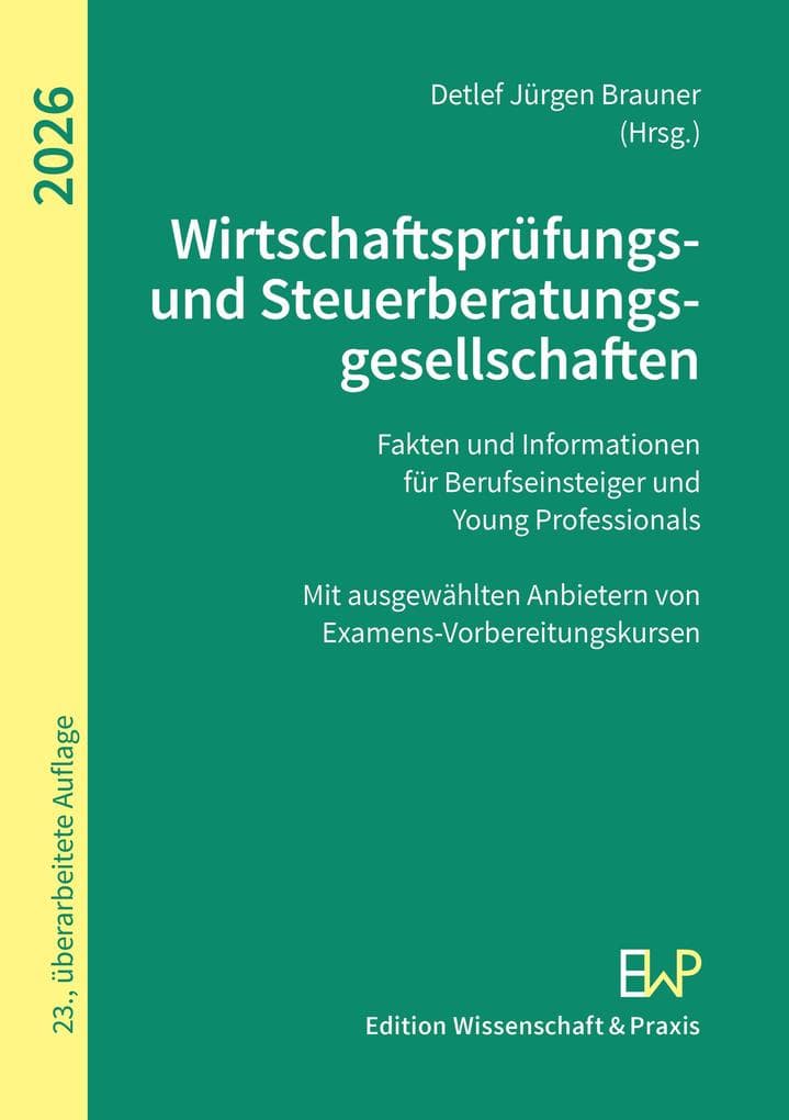 Wirtschaftsprüfungs- und Steuerberatungsgesellschaften 2026