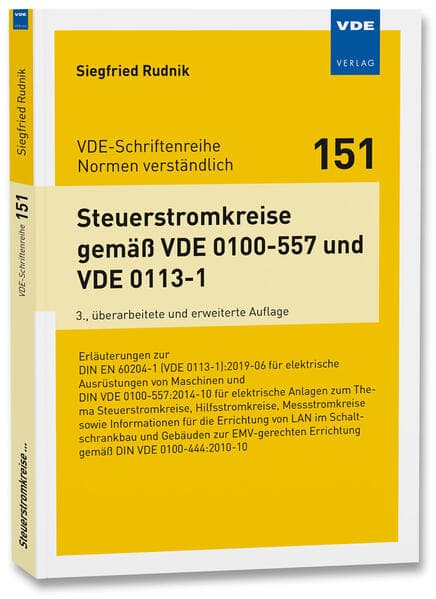 Steuerstromkreise gemäß VDE 0100-557 und VDE 0113-1